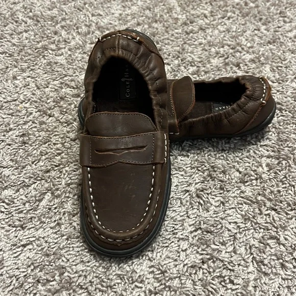 NWOT Cole Haan Nike Air Loafers Cole Haan | Shoes | Cole Haan Nike Air Chunky Brown Suede  main image 3